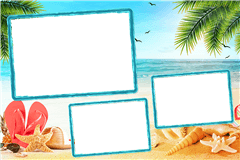 Modèle d’impression photobooth Beach-Party – catégorie Fête