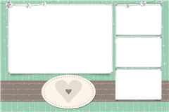 Modèle d’impression photobooth Diamond Love – catégorie Mariage