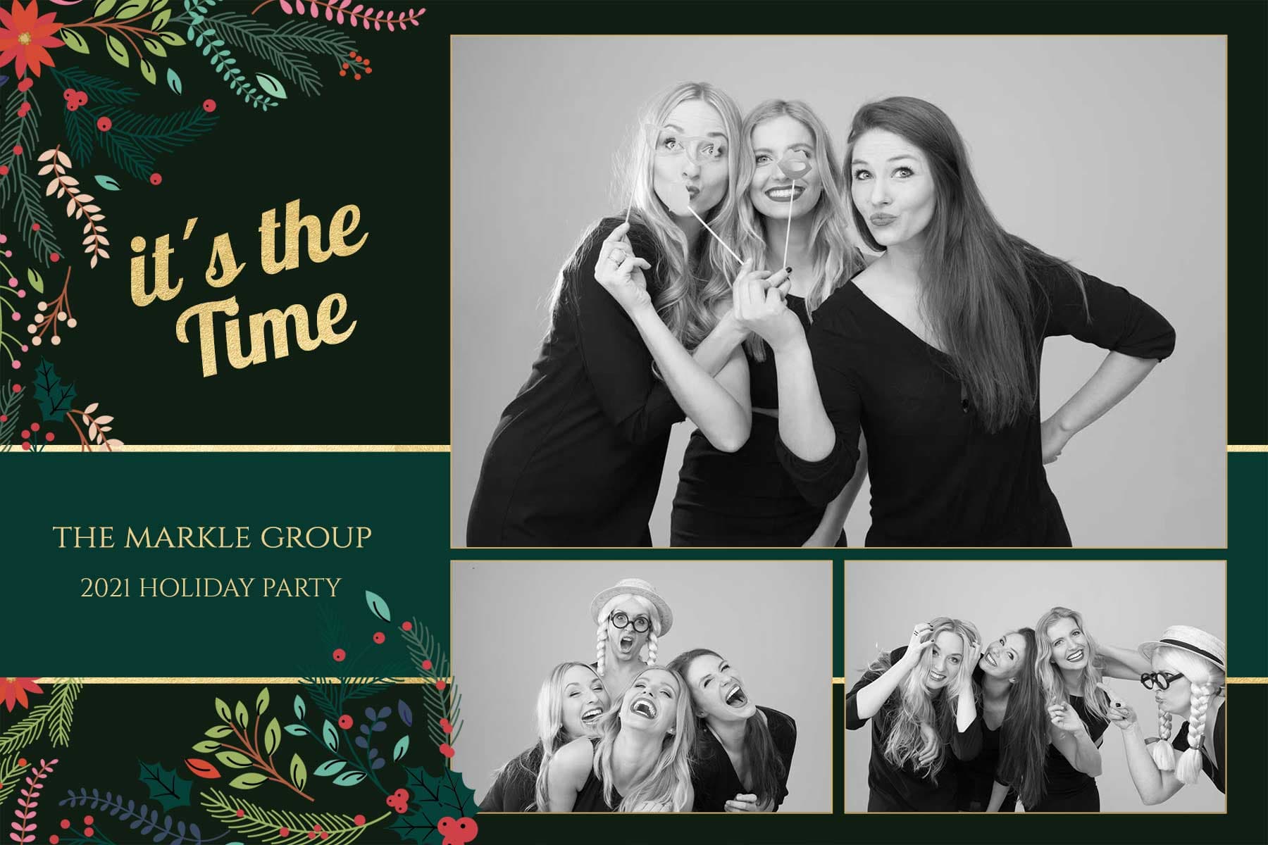 Modèle de tirage photobooth Cheer