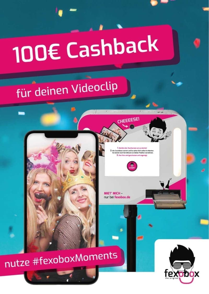 Action vidéo fexobox – partagez vos moments photobooth